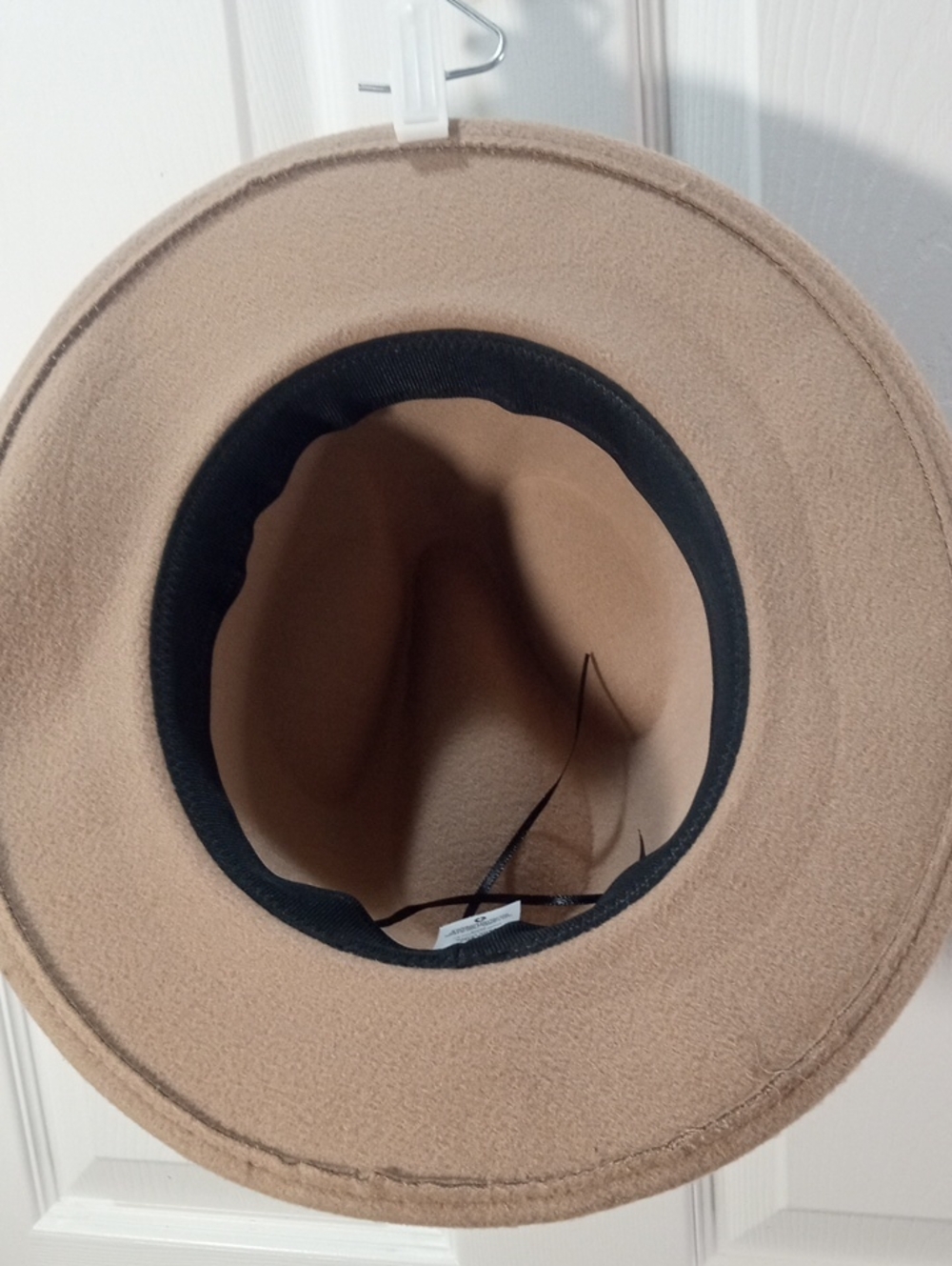 TAN FELT WIDE BRIM HAT - Picture 5 of 6